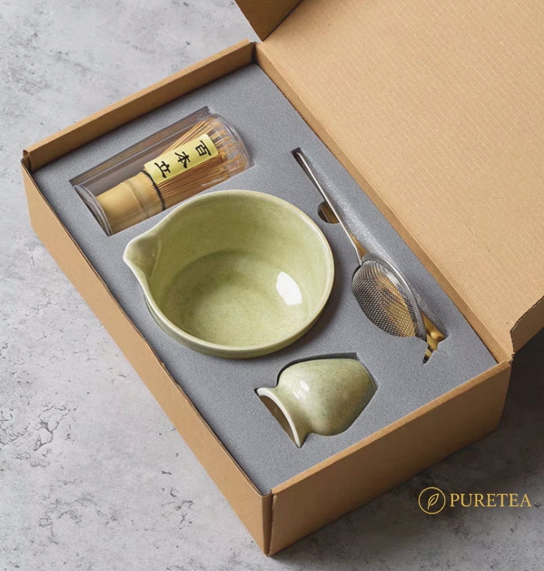 Coffret service à thé Matcha