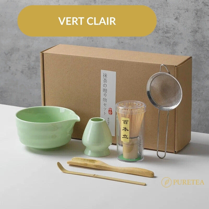 Coffret service à thé Matcha