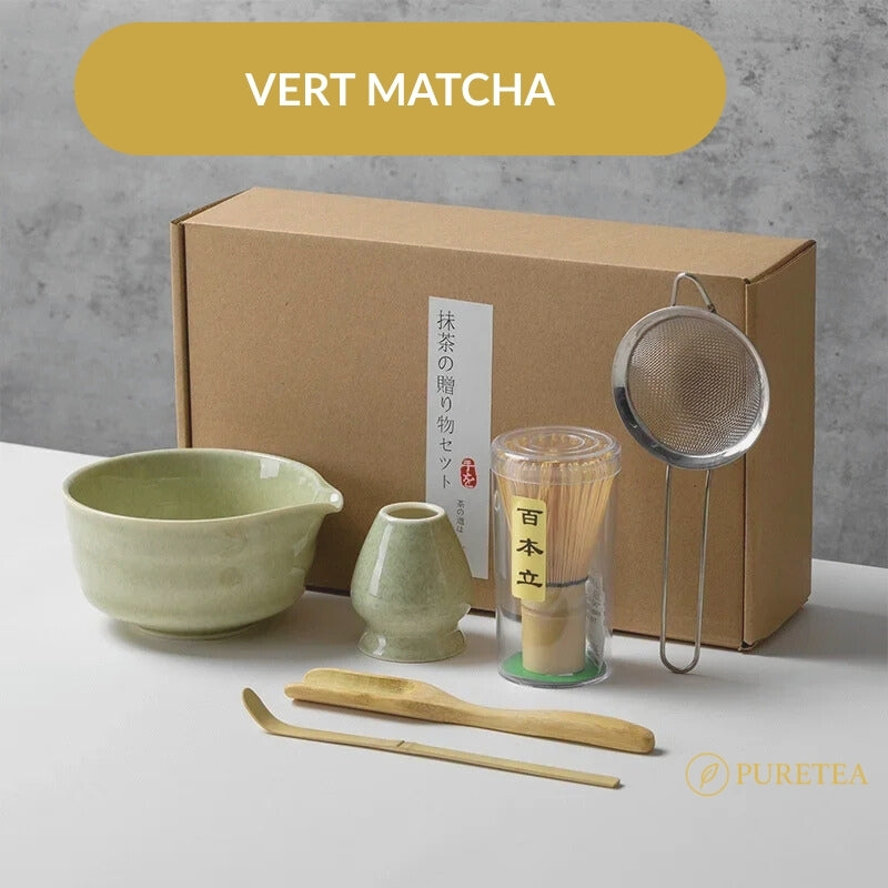 Coffret service à thé Matcha